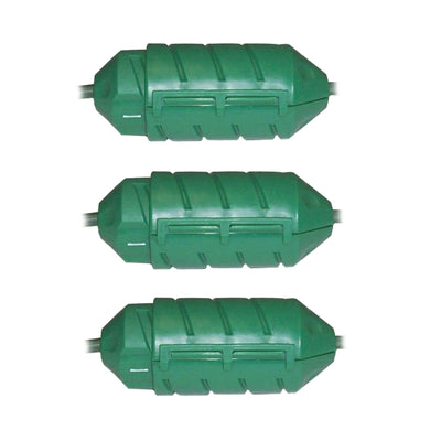 Farm Innovators CC-2 Cord Connect Water Tight Outdoor Cord Lock, Green (3 Pack)