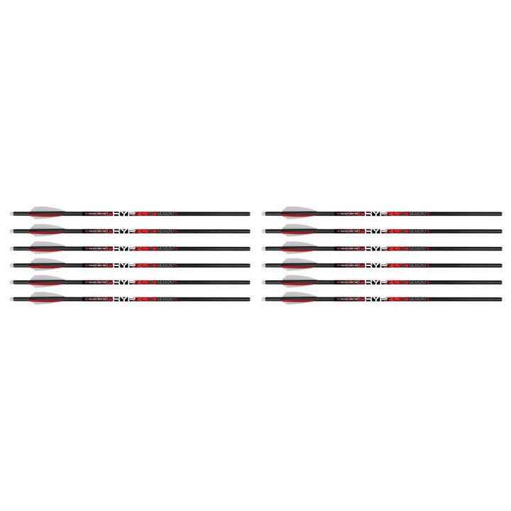 Killer Instinct MSCKI-1064-6 HYPR 20" Carbon Crossbow Bolts, 6 Count (2 Pack)