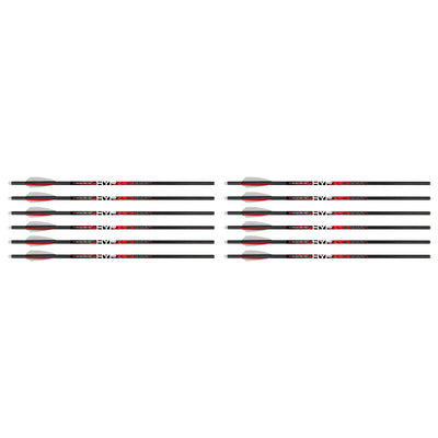 Killer Instinct MSCKI-1064-6 HYPR 20" Carbon Crossbow Bolts, 6 Count (2 Pack)