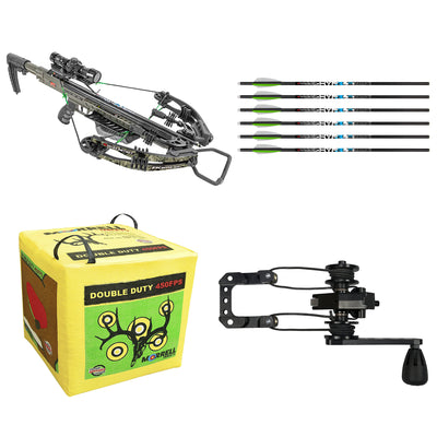 Killer Instinct 405 Crossbow Package w/ 9 Bolts, Cube Target, & Crank Cocker