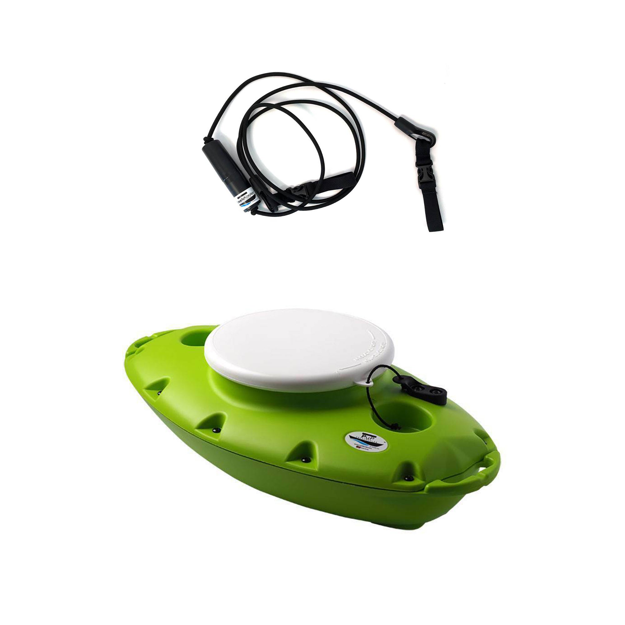 CreekKooler 15 Quart Floating Beverage Portable Pup Cooler with 8 Foot Tow Rope - VMInnovations