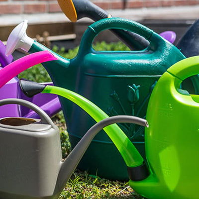 Union Products 63065 Indoor Outdoor 2 Gallon Plant Watering Can, Green (3 Pack)