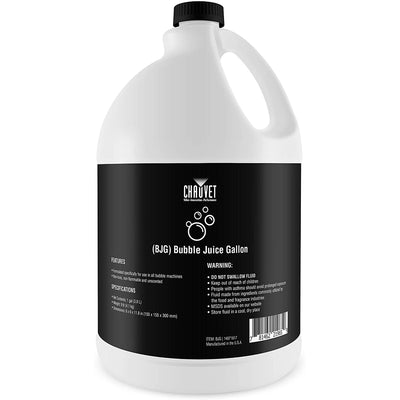 CHAUVET DJ Hurricane Bubble Machine w/ 1 Gal Non-Staining Fluid, & RGB Strobe