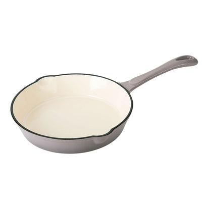 Hamilton Beach Enameled Coated Cast Iron Frying Pan Skillet, Gray (Set of 3) - VMInnovations