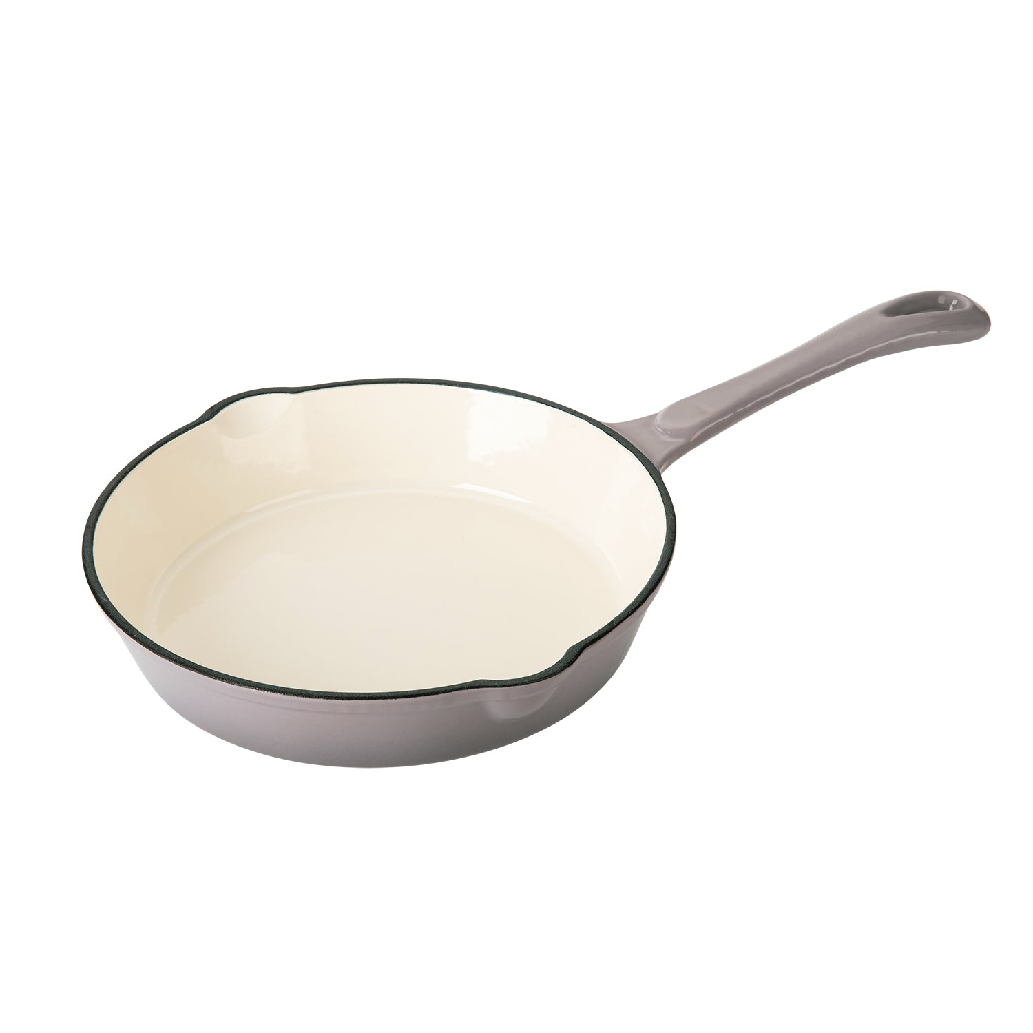 Hamilton Beach Enameled Coated Cast Iron Frying Pan Skillet, Gray (Set of 3) - VMInnovations
