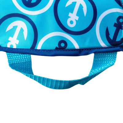SwimWays Infant Baby Spring Float with Protective Adjustable Sun Canopy, Blue