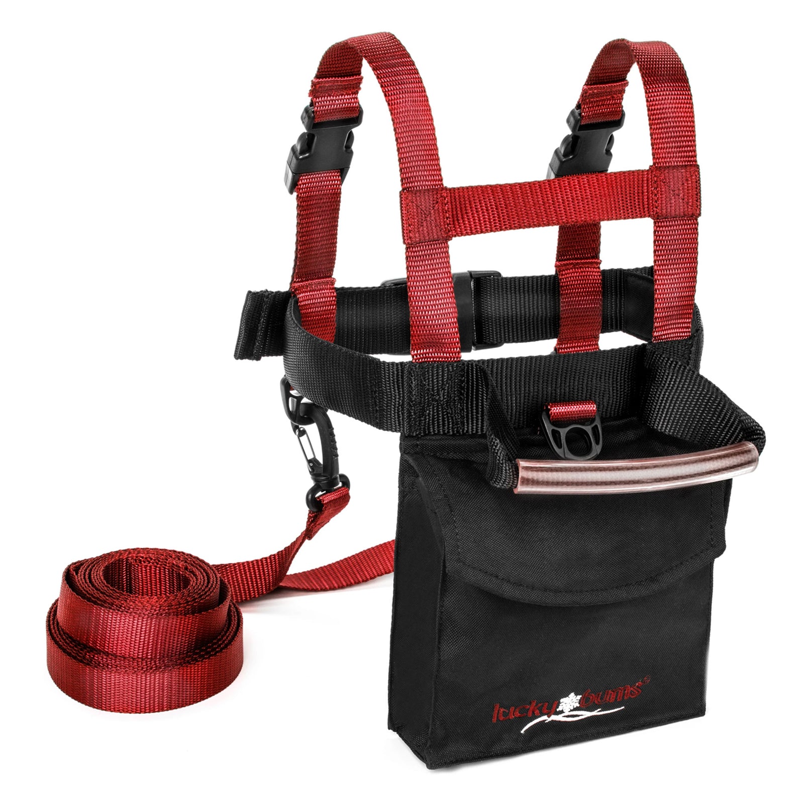 Lucky Bums Kids Ski Harness with Grip N Guide Handle & Bungee Cord Training Kit - VMInnovations