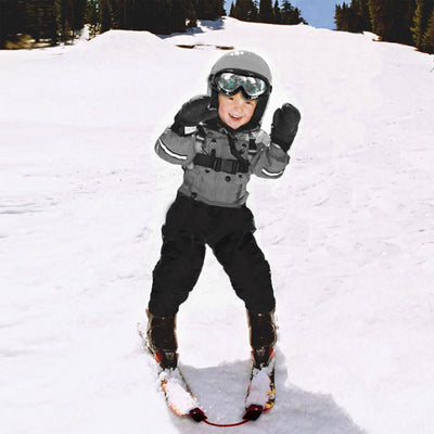 Lucky Bums Kids Ski Harness with Grip N Guide Handle & Bungee Cord Training Kit - VMInnovations