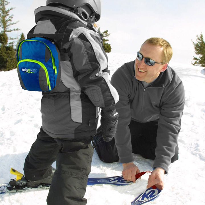 Lucky Bums Kids Ski Harness with Grip N Guide Handle & Bungee Cord Training Kit