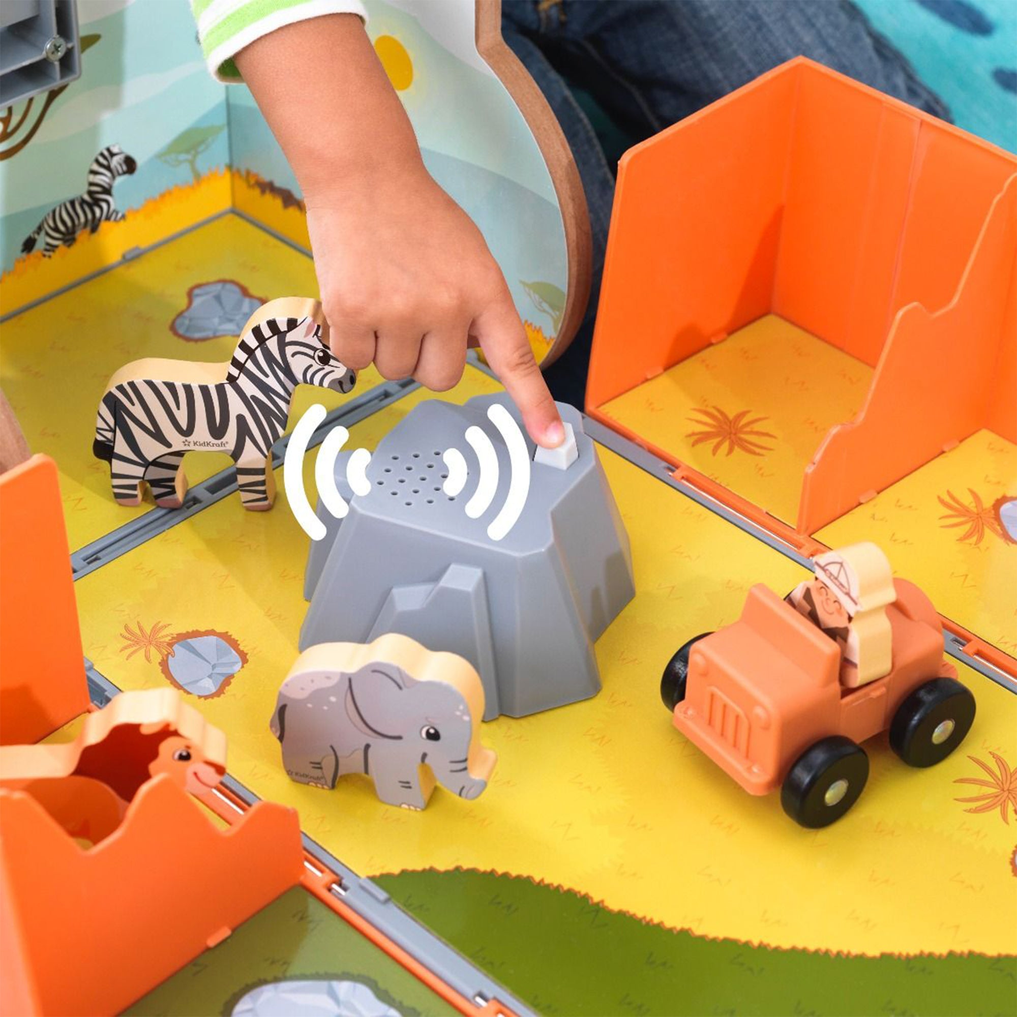 KidKraft Safari 2 In 1 Ride and Play with EZ Kraft 9 Piece Assembly, Kids 3 to 5 - VMInnovations