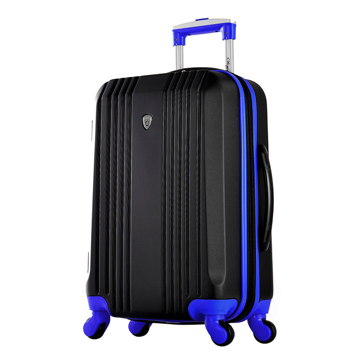 Olympia Apache II 4 Wheel Spinner Luggage Suitcase 3 Piece Set, Blue (Open Box)