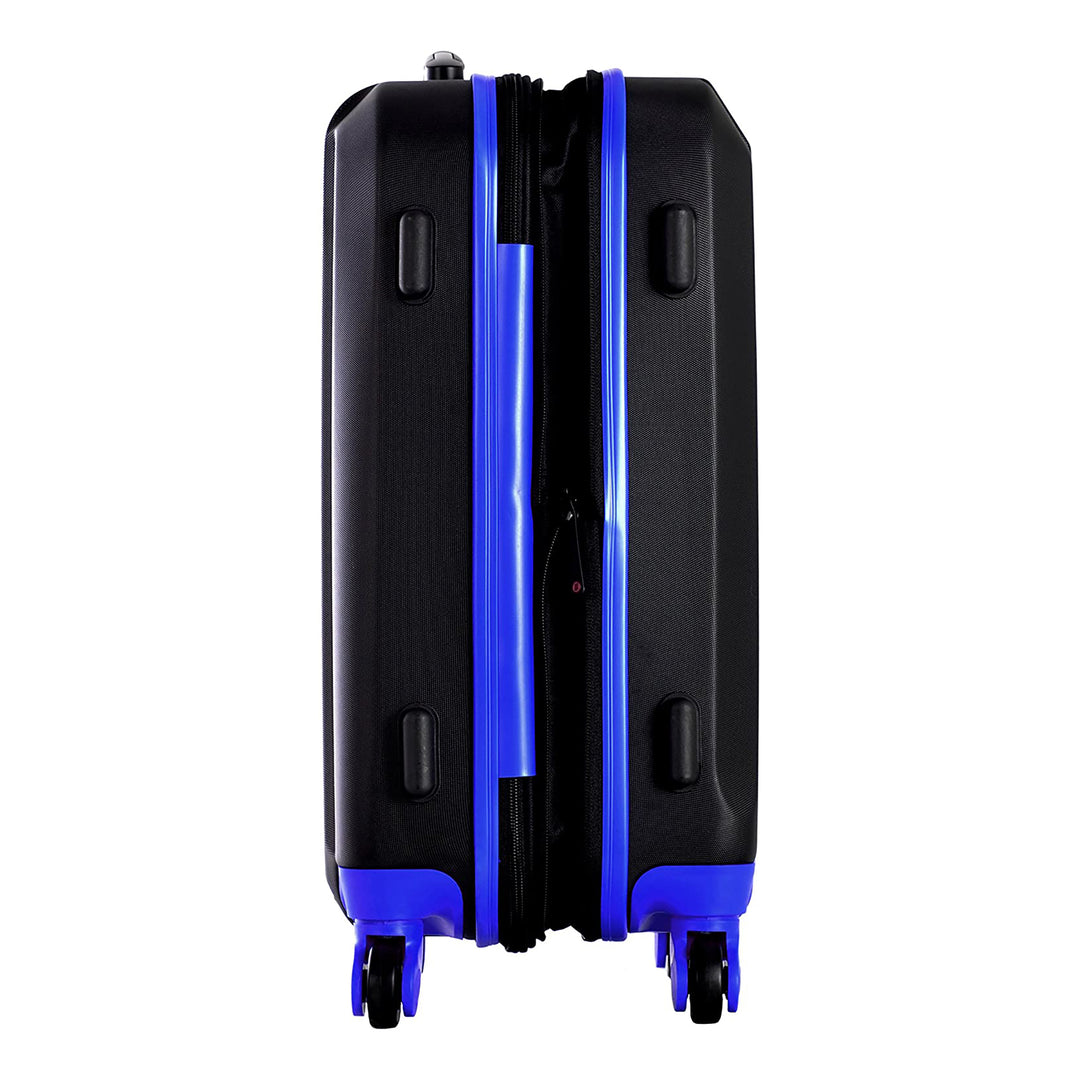 Olympia Apache II 4 Wheel Spinner Luggage Suitcase 3 Piece Set, Blue (Open Box)