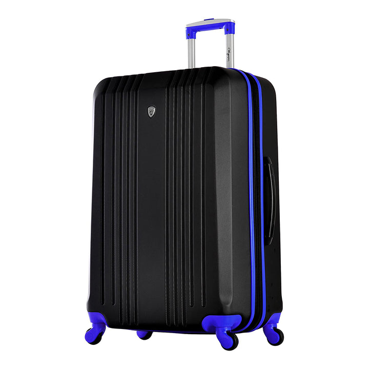 Olympia Apache II 4 Wheel Spinner Luggage Suitcase 3 Piece Set, Blue (Open Box)