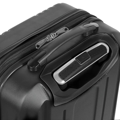 Olympia Apache II 2in Expandable Carry On 4 Wheel Spinner Luggage, Black (Used)