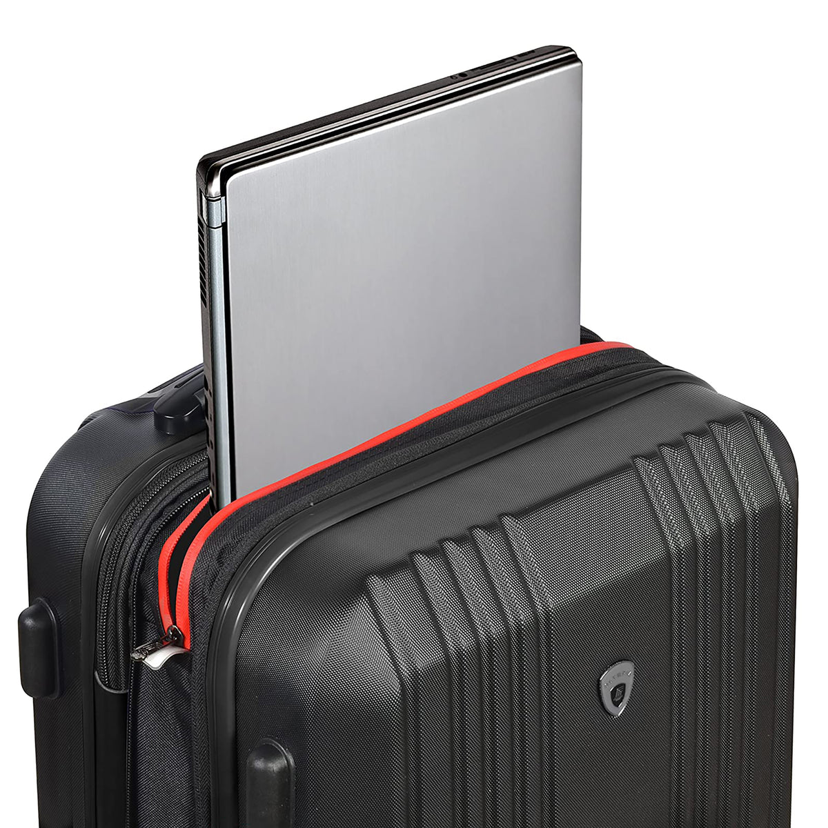 Olympia Apache II 2in Expandable Carry On 4 Wheel Spinner Luggage, Black (Used)