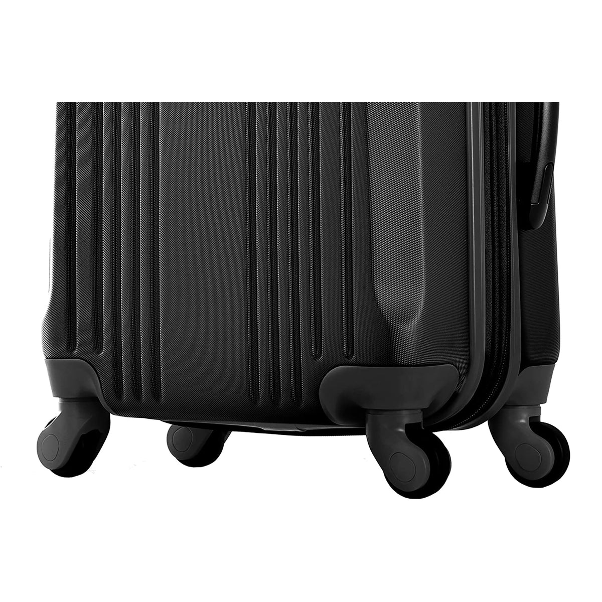 Olympia Apache II 2in Expandable Carry On 4 Wheel Spinner Luggage, Black (Used)