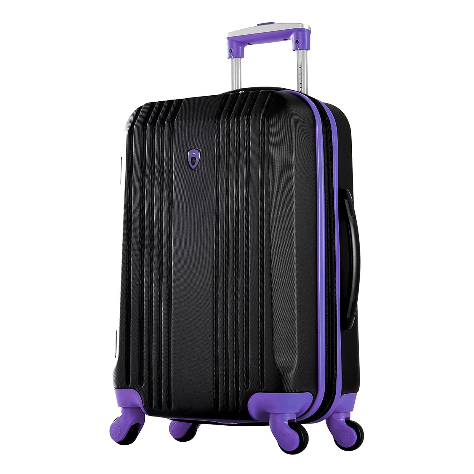 Olympia Apache II 21 Inch Expandable Carry On 4 Wheel Spinner Luggage, Purple - VMInnovations