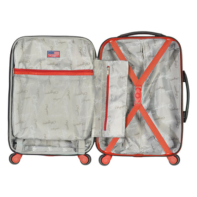 Olympia Apache II 21" Expandable Carry On 4 Wheel Luggage Suitcase (For Parts)