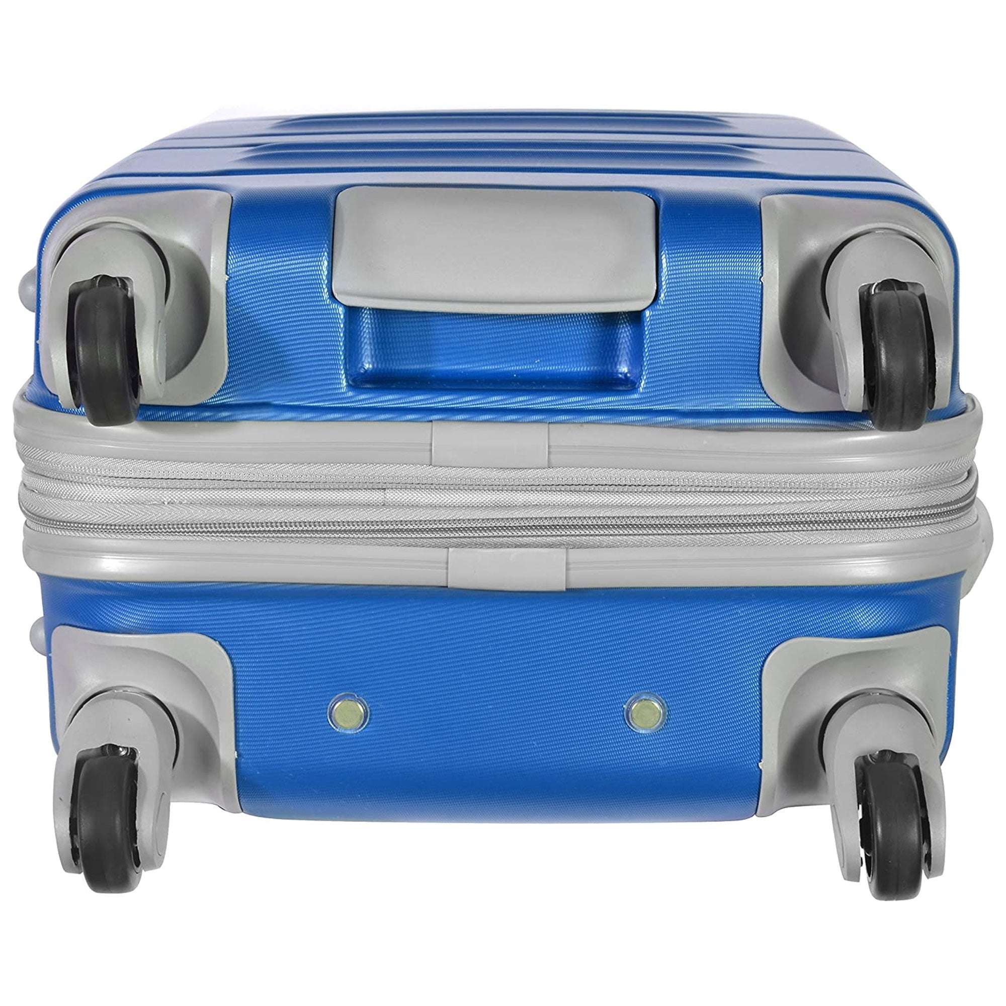 Olympia Denmark 21" Expandable Carry On 4 Wheel Luggage Suitcase, Navy(Open Box)