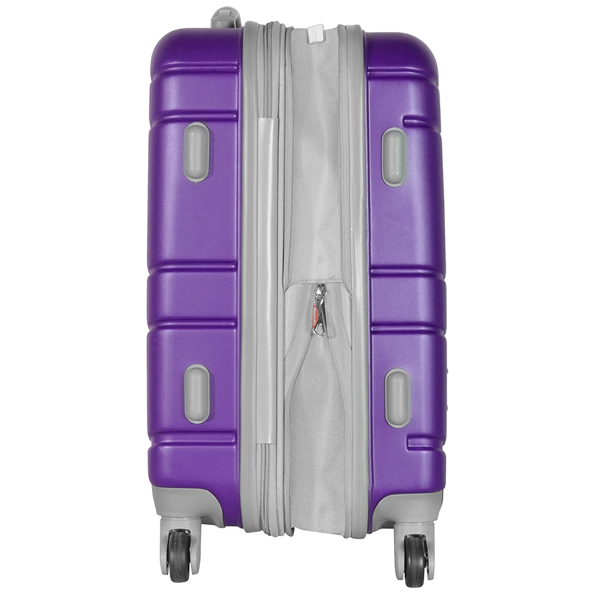 Olympia Denmark 21" Carry On 4 Wheel Spinner Luggage Suitcase, Purple (Open Box)