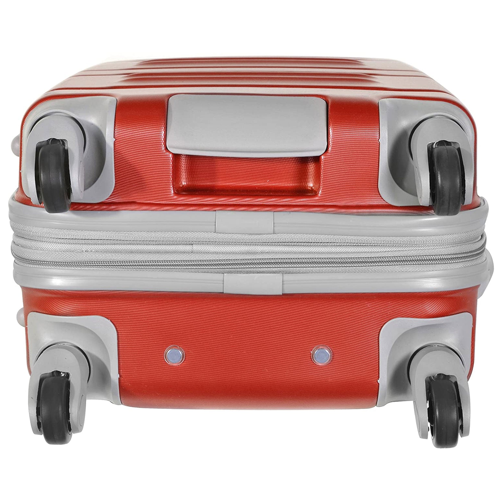 Olympia Denmark 21" Expandable Carry On 4 Wheel Luggage Suitcase, Wine(Open Box)