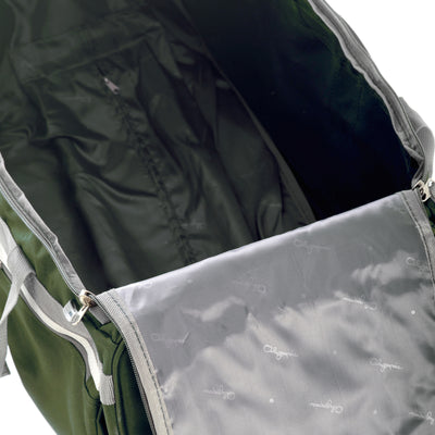Olympia 22" 8 Pocket U Shape Duffel Bag w/ Retractable Handle, Green (Open Box) - VMInnovations