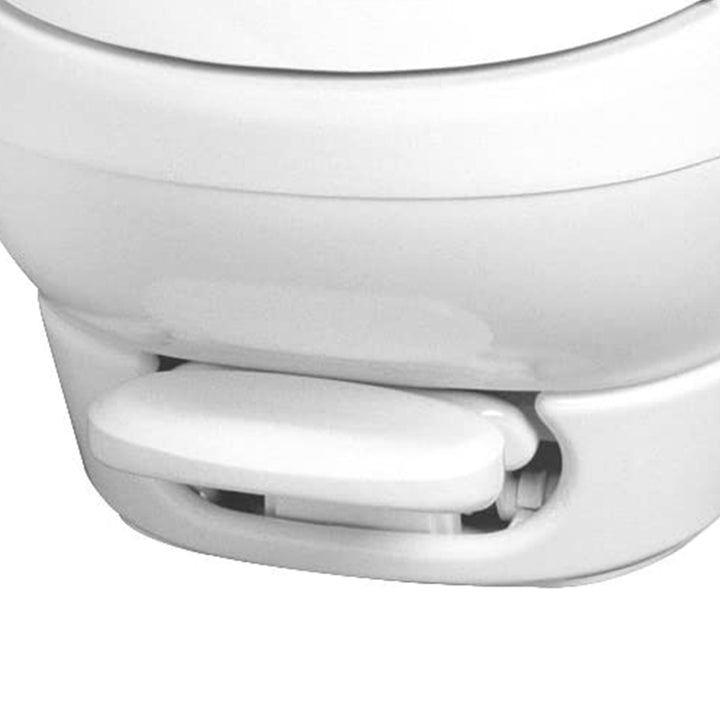 Thetford Aqua Bravura Low Profile RV Toilet w/Hand Sprayer, White (Open Box) - VMInnovations