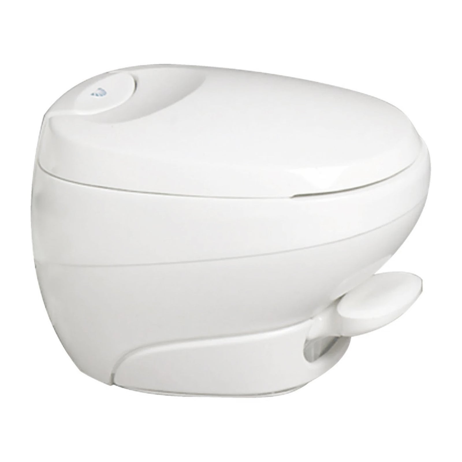 Thetford Aqua Bravura Low Profile RV Toilet w/Hand Sprayer, White (Open Box) - VMInnovations