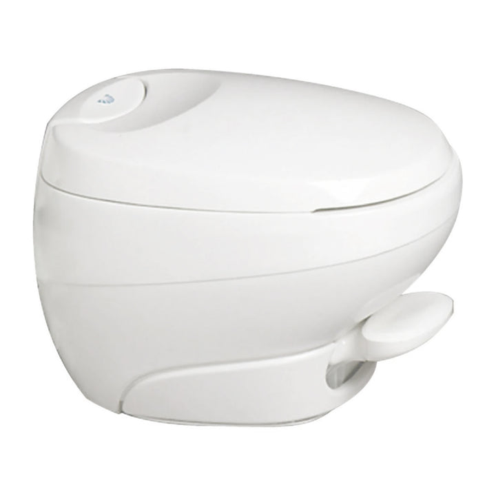 Thetford Aqua Bravura Low Profile RV Toilet w/Hand Sprayer, White (Open Box) - VMInnovations
