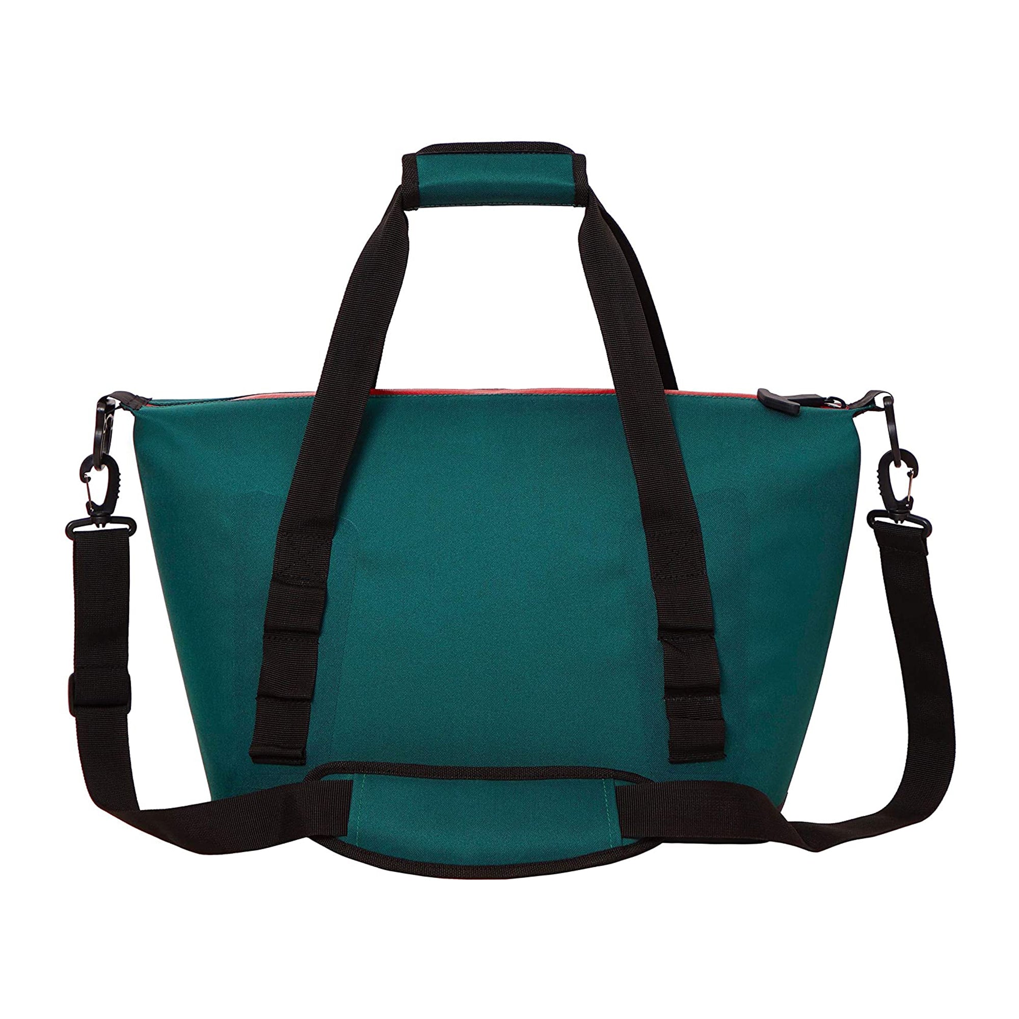 Coleman 24 Can 34 Hour Leak Proof Portable Soft Beverage Cooler Bag, Evergreen