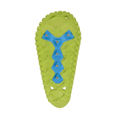 Crescent Moon Eva Foam Adult Snowshoes, Camo & KID G Kid's Snowshoes, Volt Green