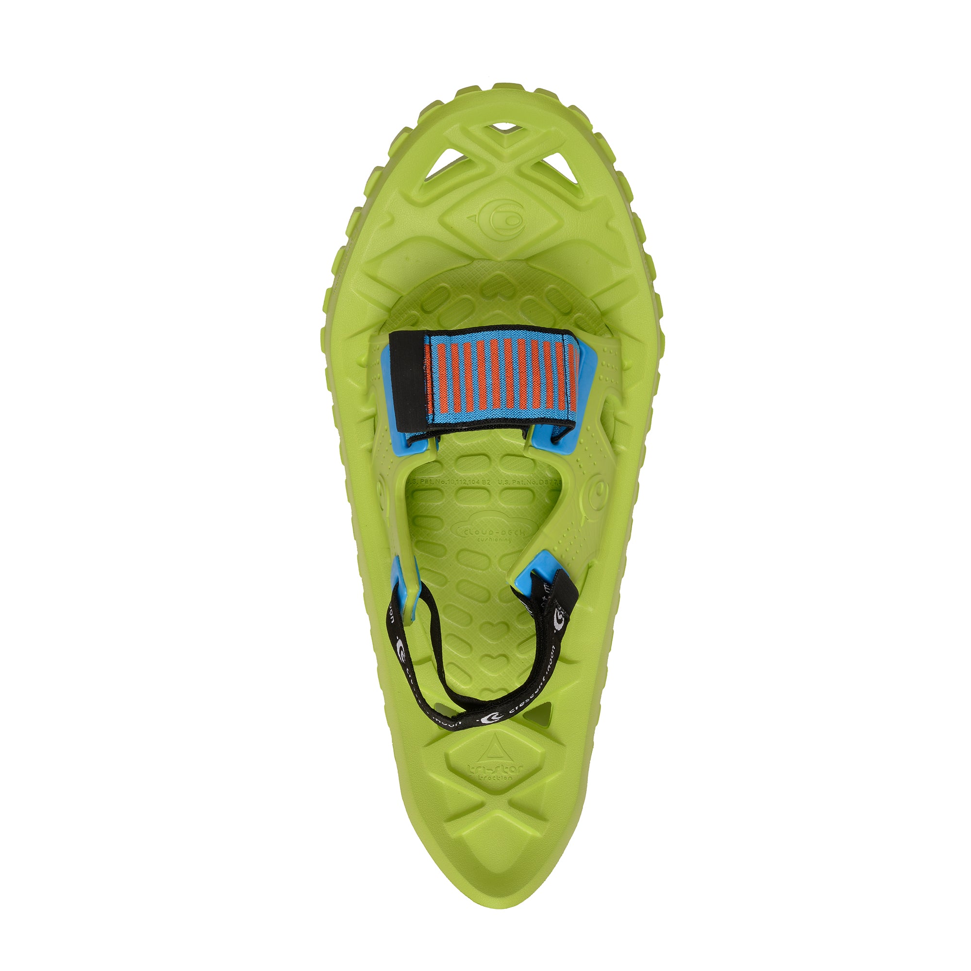 Crescent Moon Eva Foam Adult Snowshoes, Seafoam & KID G Kid's Snowshoes, Green