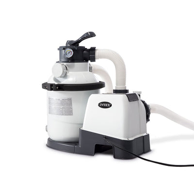 Intex 1200 GPH Above Ground Pool Sand Filter Pump w/ Automatic Timer (Brown Box) (Open Box)