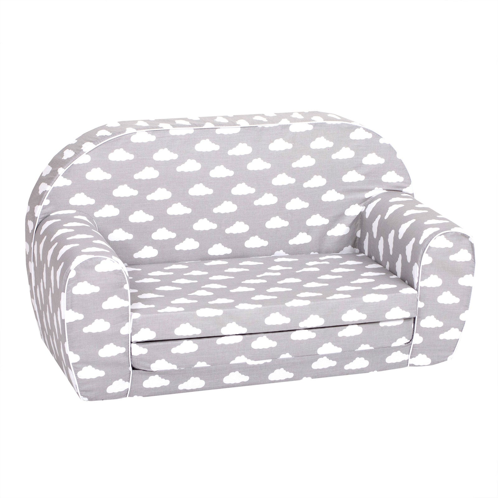 Delsit Toddler Couch & Kids 2 in 1 Flip Open Foam Double Sofa (Used) - VMInnovations