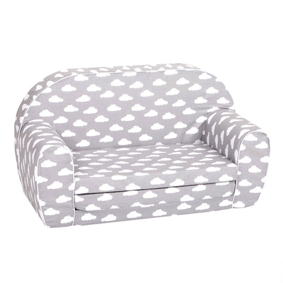 Delsit Toddler Couch & Kids 2 in 1 Flip Open Foam Double Sofa (Used) - VMInnovations