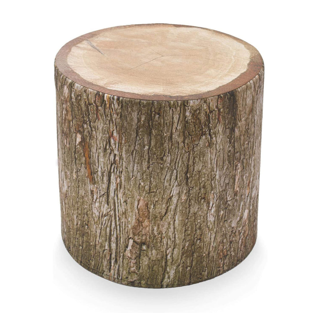 Delsit Lightweight Tree Trunk Outdoor/Indoor Floor Pouffe Ottoman (Open Box)