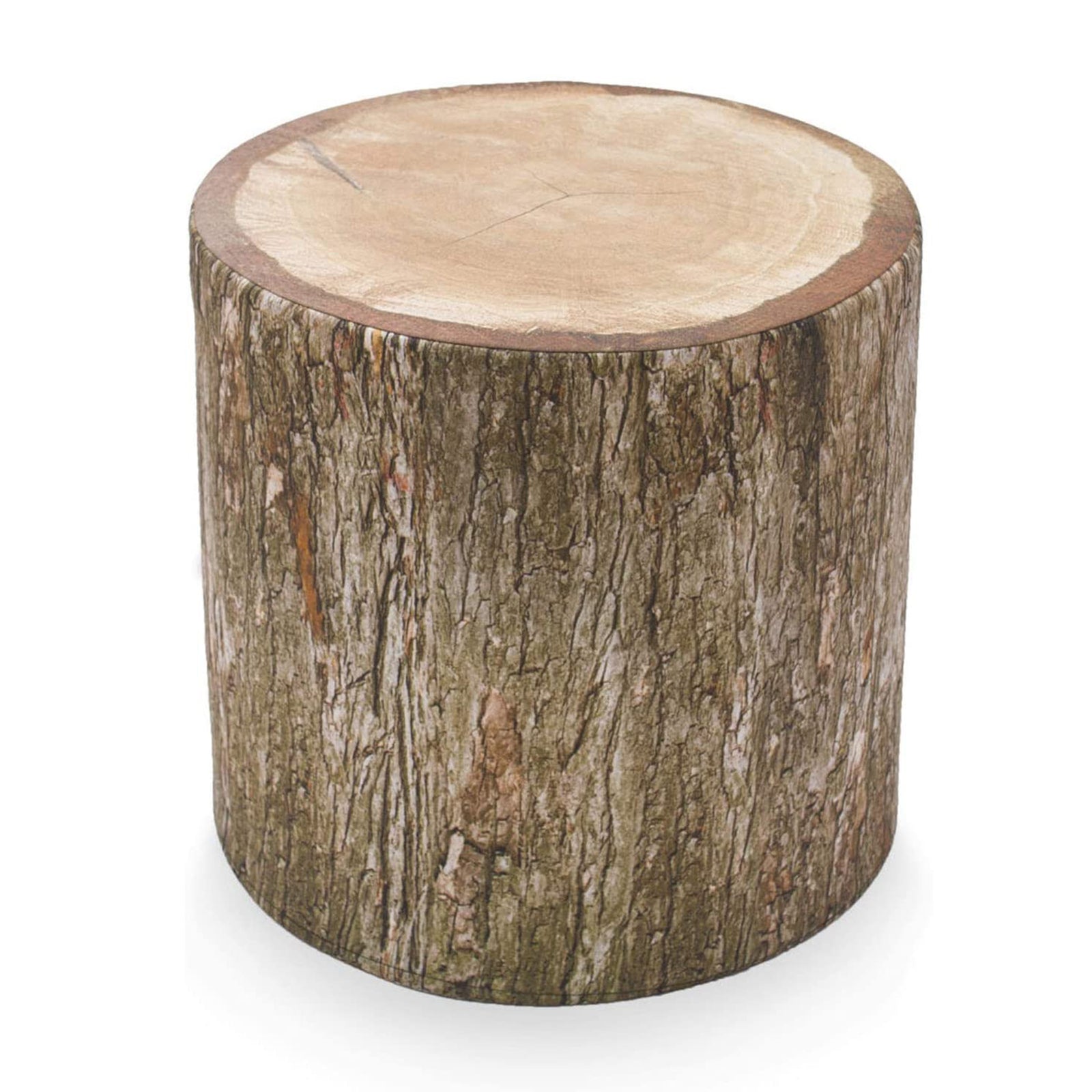 Delsit Lightweight Tree Trunk Outdoor/Indoor Floor Pouffe Ottoman (Open Box) - VMInnovations