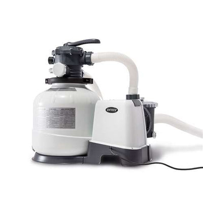 Intex 2800 GPH Above Ground Pool Sand Filter Pump w/ Automatic Timer (Brown Box) - VMInnovations