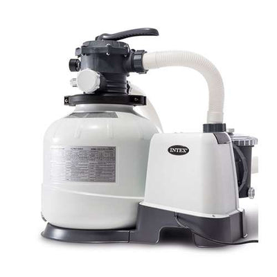 Intex 2800 GPH Above Ground Pool Sand Filter Pump w/ Automatic Timer (Brown Box) - VMInnovations
