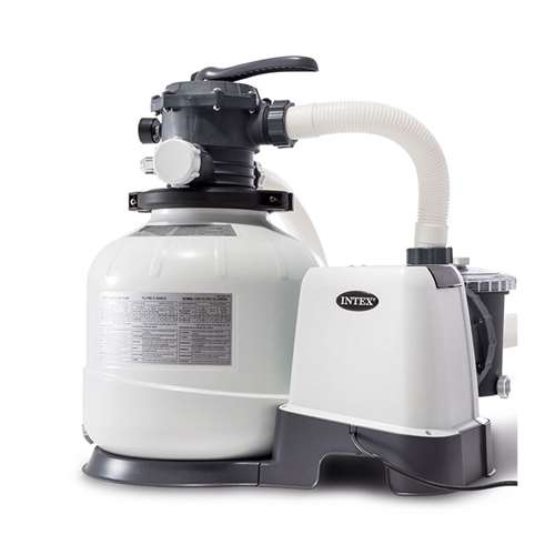 Intex 2800 GPH Above Ground Pool Sand Filter Pump w/ Automatic Timer (Brown Box) - VMInnovations
