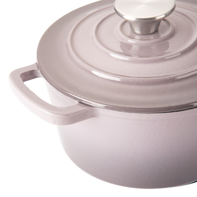 Hamilton Beach Cast Iron Oven Pot, Sauce Pan, and Frying Sauce Pan Set, (5 Pack)