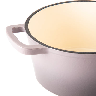 Hamilton Beach Cast Iron Oven Pot, Sauce Pan, and Frying Sauce Pan Set, (5 Pack)