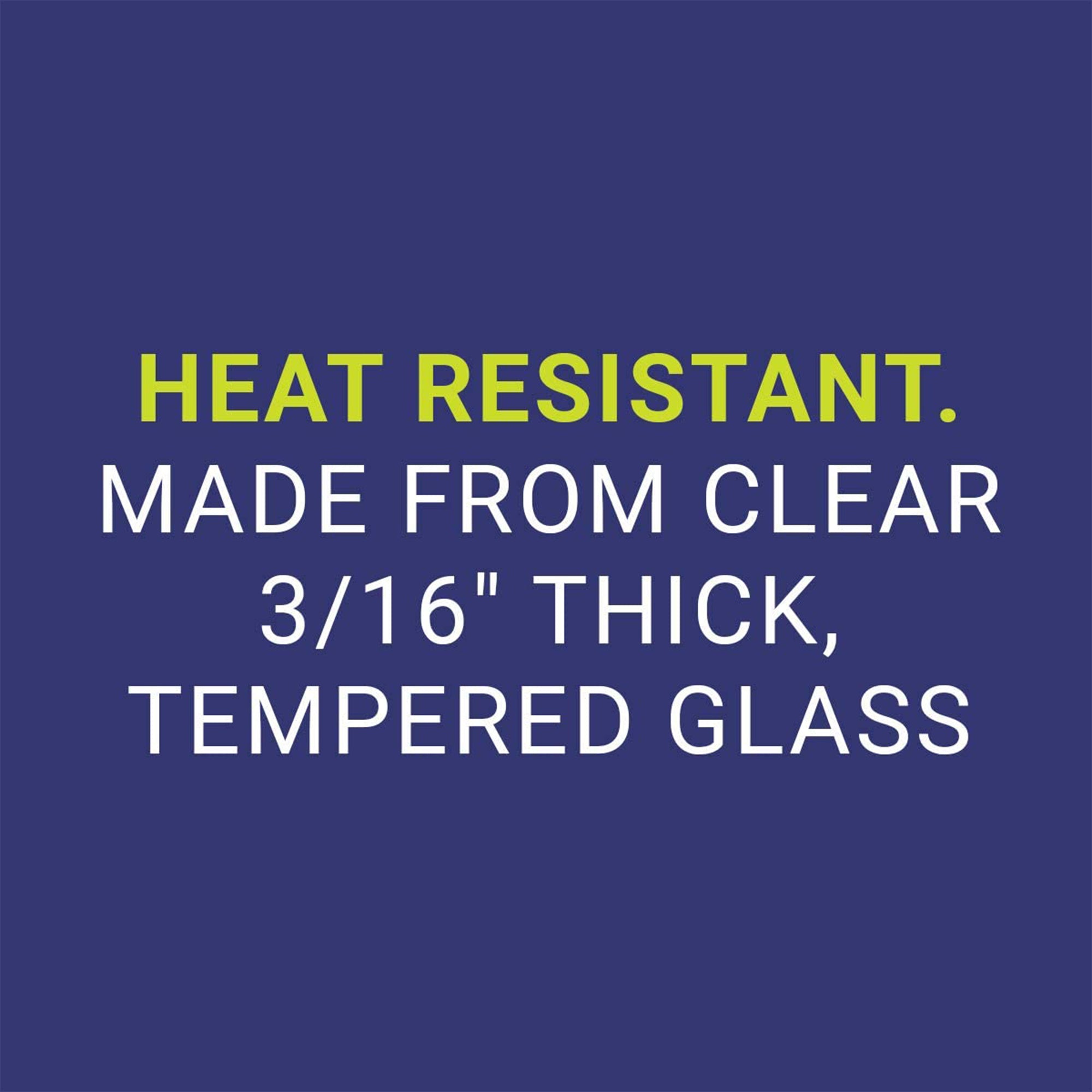 American Fire Glass 19" Diam. Fire Table Wind Guard Flame Shield (For Parts) - VMInnovations