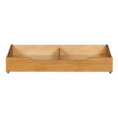 MUSEHOMEINC Solid Wood Underbed Storage Trundle Organizer, Queen/King (Open Box) - VMInnovations