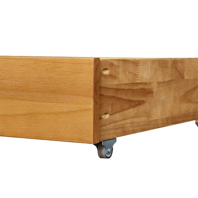 MUSEHOMEINC BD1001T Solid Wood Underbed Storage Trundle Organizer (Used)