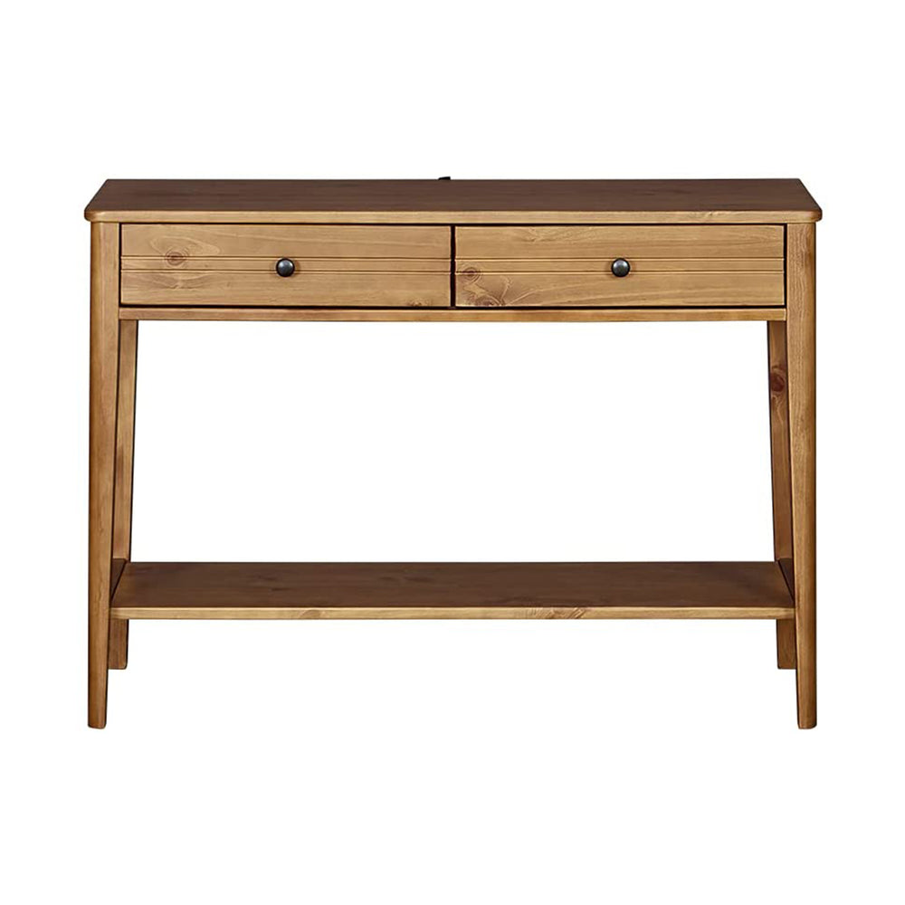 MUSEHOMEINC California Mid Century Wood Console Table with Drawers (Used) - VMInnovations