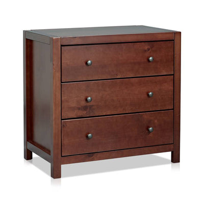 MUSEHOMEINC Rustic Solid Wood 3 Drawer Storage Dresser Nightstand (Used) - VMInnovations