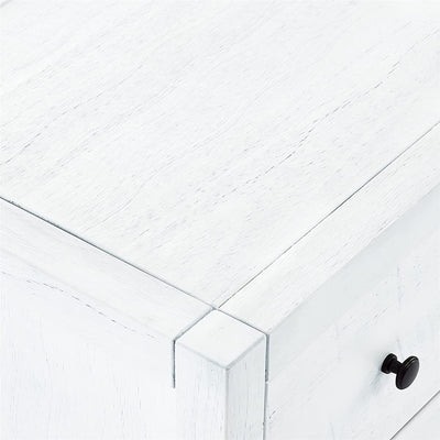 MUSEHOMEINC Rustic Solid Wood 3 Drawer Storage Dresser Nightstand (Open Box) - VMInnovations