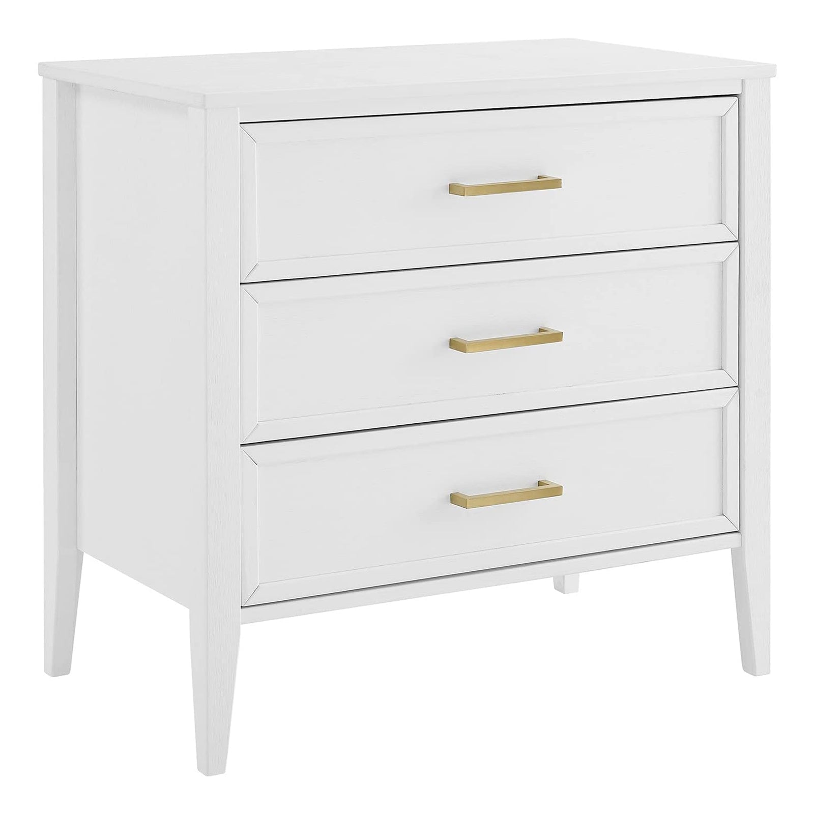 MUSEHOMEINC Solid Wooden Mid Century Design 3 Drawer Dresser Chest of Drawers - VMInnovations