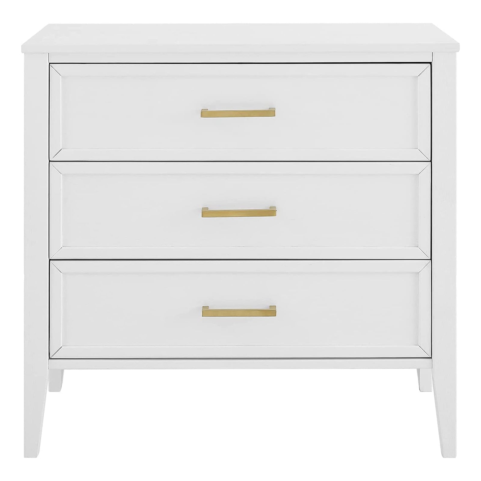 MUSEHOMEINC Solid Wooden Mid Century Design 3 Drawer Dresser Chest of Drawers - VMInnovations
